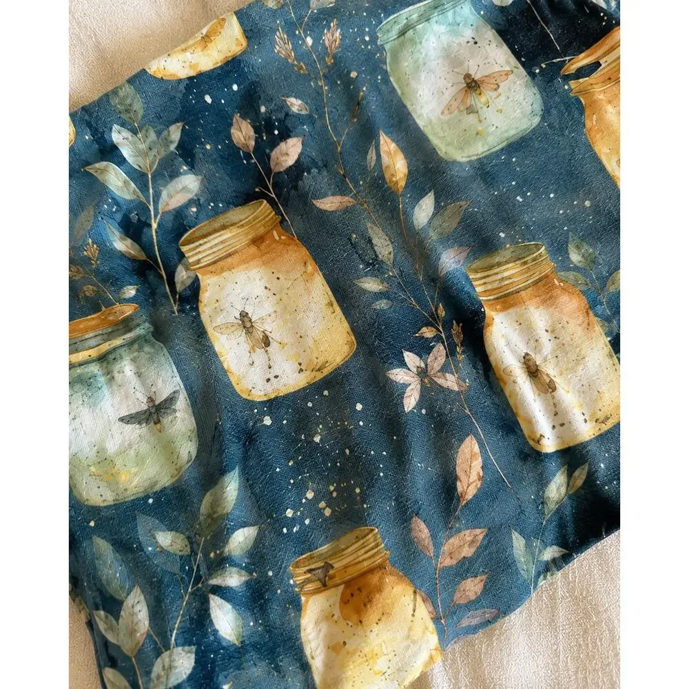 A Tale of Six Down By The River Bamboo Bubble Romper 6-12M Firefly Mason Jar